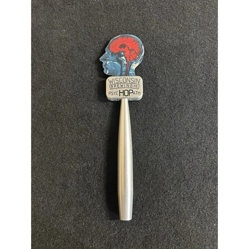 Wisconsin Brewing Co. PsycHOPath 013 Beer Tap Handle Rare HTF B-18